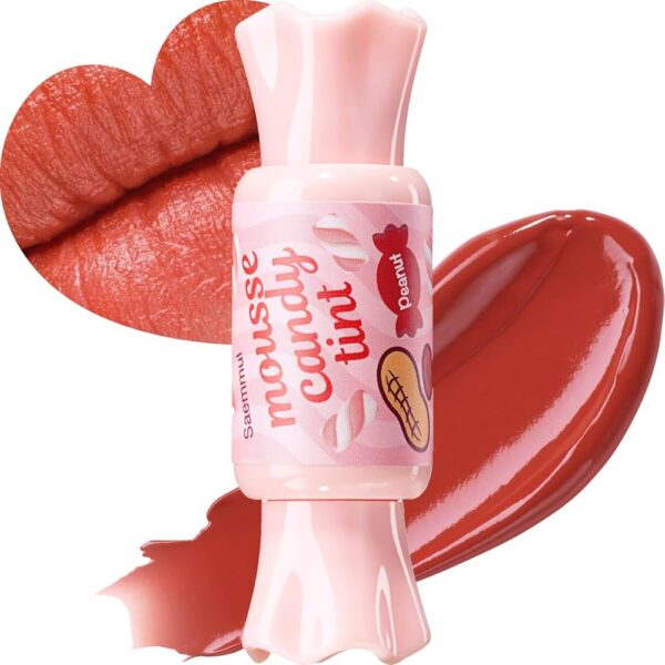 The Saem Candy Lip Tint Mousse 09 Peanut - Imagen 2