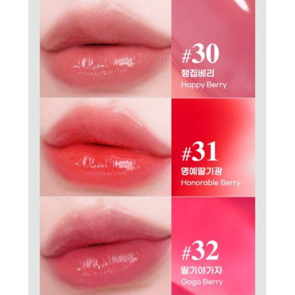 INK MOOD GLOWY TINT 32 GOGO BERRY Ink Mood Glowy Tint – Soft Berry Peripera - Imagen 2