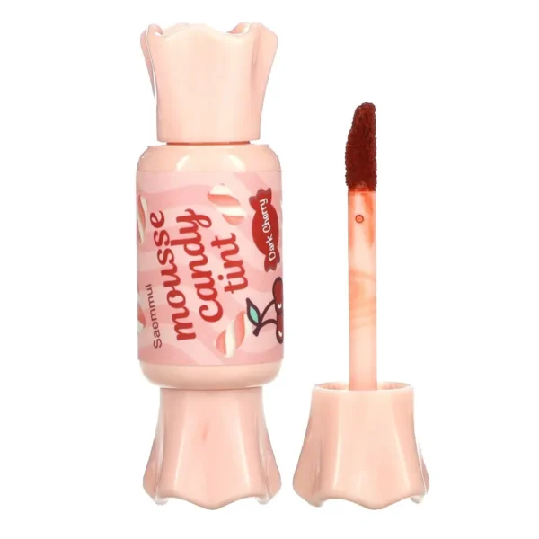 The Saem Candy Lip Tint Mousse 07 Dark Cherry