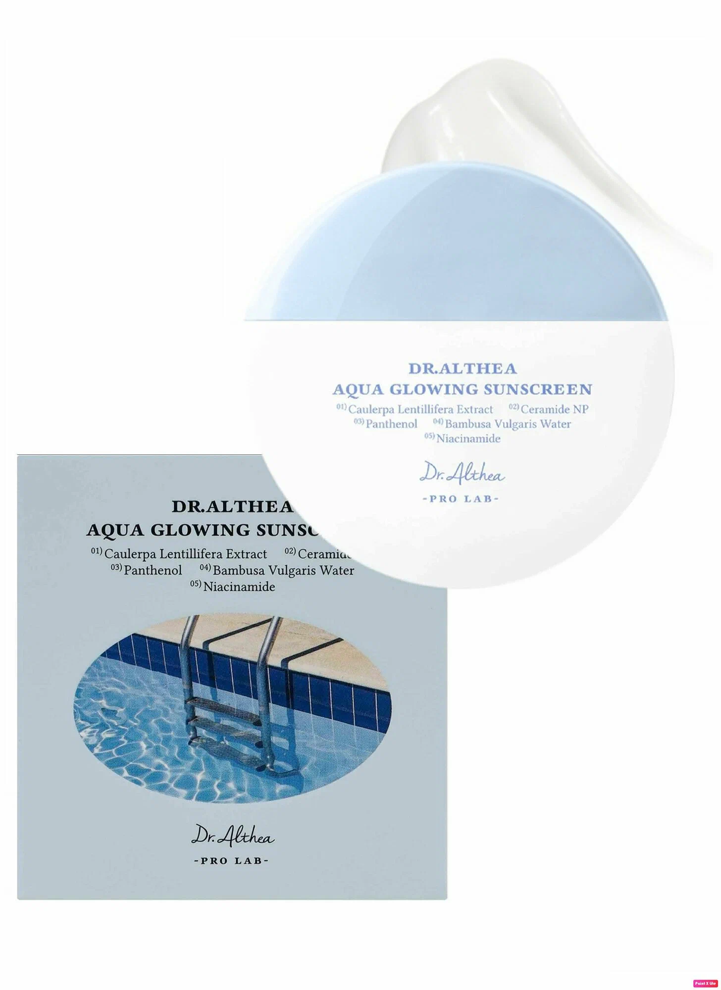 Aqua Glowing Sunscreen. Dr Althea